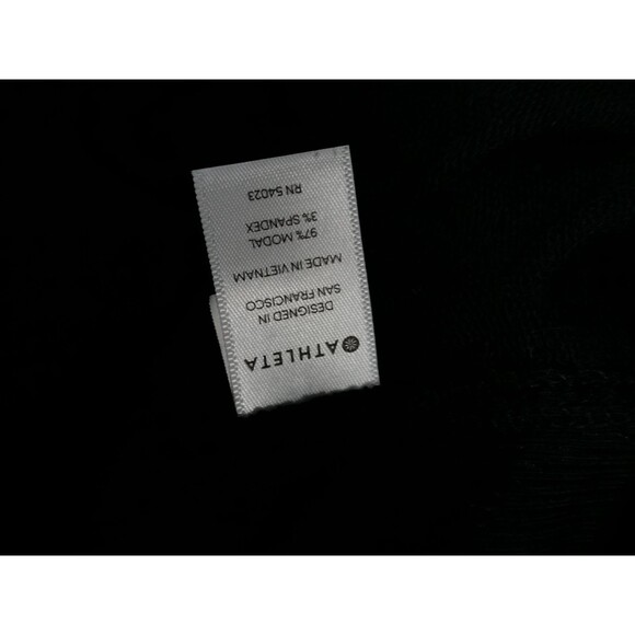 Athleta Sweatshirt Black Coaster Luxe Cowl Neck Pullover Lounge Medium M - Picture 5 of 8